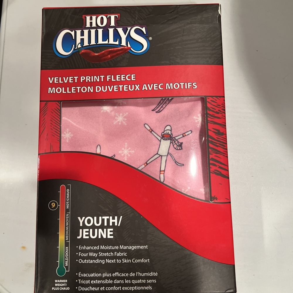 Hot Chilly's Youth Velvet‎ Fleece Base Layer Underwear Bottoms Pants  L Large